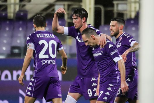 GERMOGLI PH: 23 GENNAIO 2021 FIRENZE STADIO ARTEMIO FRANCHI SERIE A FIORENTINA VS CROTONE NELLA FOTO GOL ED ESULTANZA VLAHOVIC GERMOGLI PH: 23 GENNAIO 2021 FIRENZE STADIO ARTEMIO FRANCHI SERIE A FIORENTINA VS CROTONE NELLA FOTO GOL ED ESULTANZA VLAHOVIC