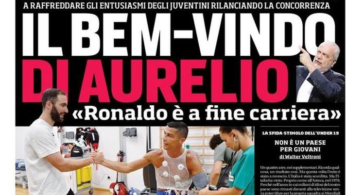 Prima Pagina, Corriere dello Sport: &#8220;Il Bem-Vindo di Aurelio. Inter, Vidal e Vrsaljko! Daisy, colpita un&#8217;italiana&#8230;&#8221; 