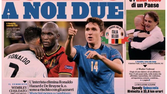 Prima Pagina, La Gazzetta dello Sport: “Lukaku, a noi due!” Prima Pagina, La Gazzetta dello Sport: “Lukaku, a noi due!”