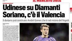 Il Corsport titola: Udinese su Diamanti