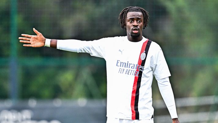 Clinton Nsiala, difensore del Milan Primavera