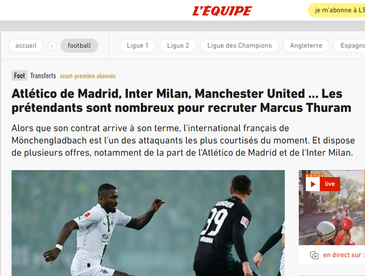 L’Equipe – Thuram nel mirino dell’Inter per post Lukaku. Piace ad Atletico e United- immagine 2