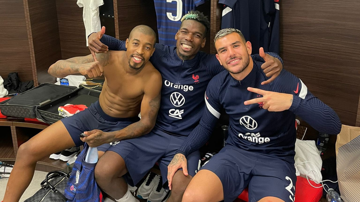 Theo Hernandez, esterno del Milan, qui con la maglia della Nazionale francese  