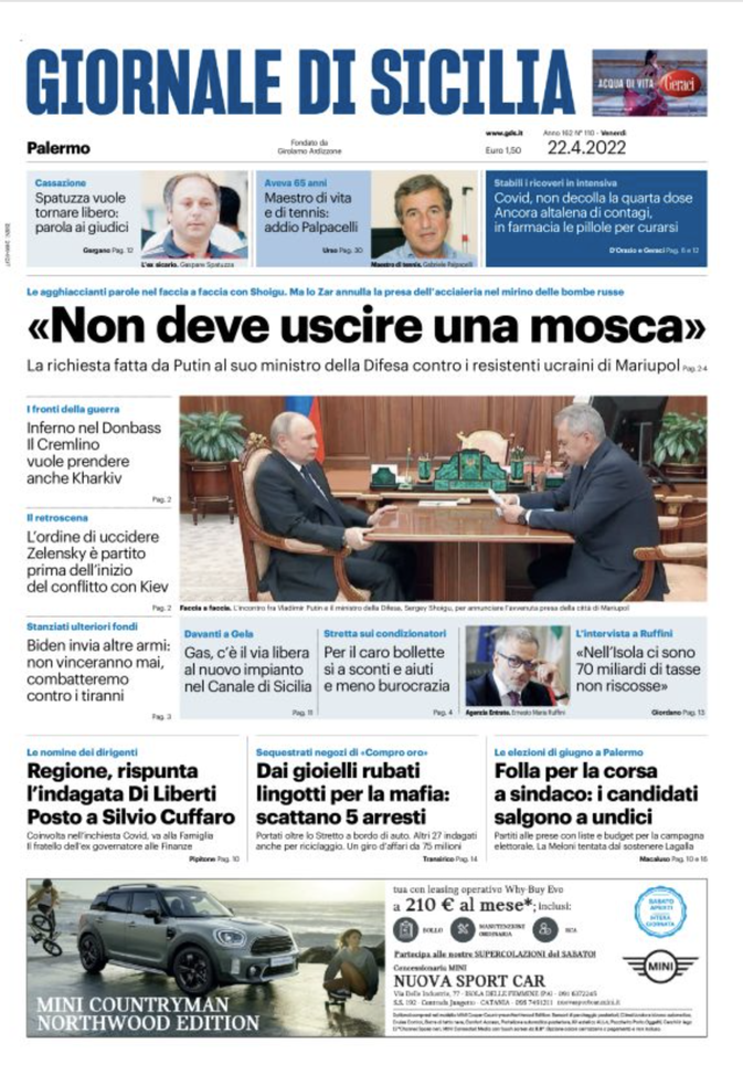 prima pagina