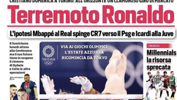 Prima Pagina, Corriere dello Sport: “Terremoto CR7. No vax nelle squadre di Serie A”
