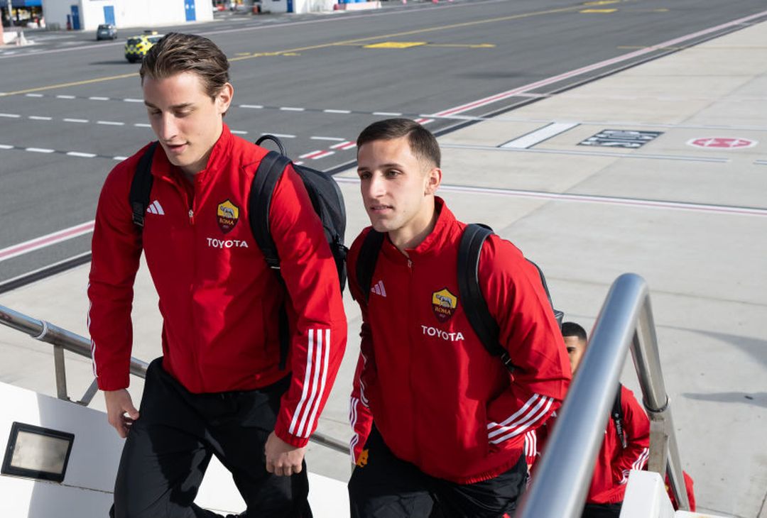 Il viaggio della Roma verso Brighton – FOTO GALLERY - immagine 11