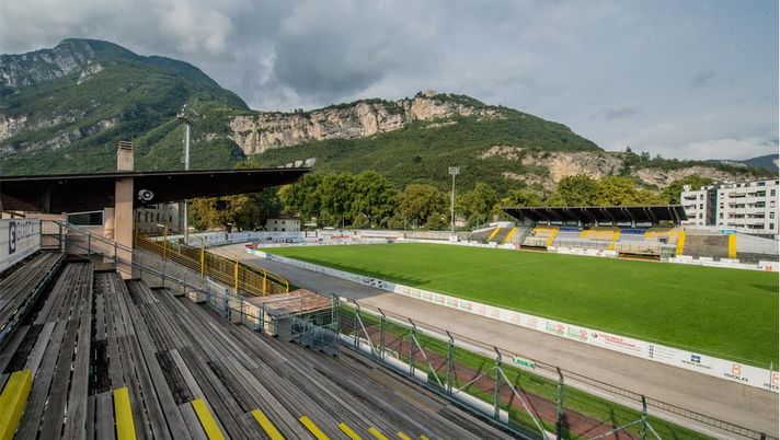 Lo stadio Briamasco di Trento 