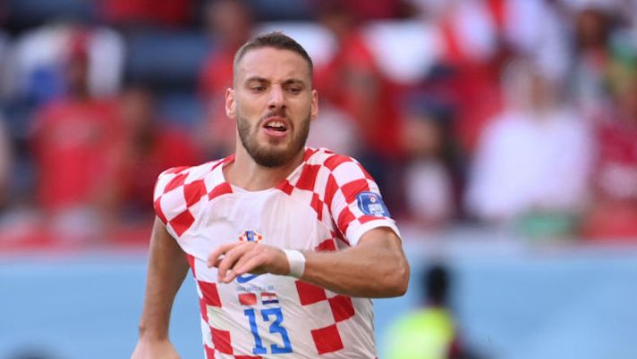 AL KHOR, QATAR - NOVEMBER 23: Nikola Vlasic of Croatia in action during the FIFA World Cup Qatar 2022 Group F match between Morocco and Croatia at Al Bayt Stadium on November 23, 2022 in Al Khor, Qatar. (Photo by Laurence Griffiths/Getty Images) NEWS – Vlasic, Lukaku, Danilo, Di Maria, Nico Gonzalez, Milinkovic, Mazzocchi, Vlahovic: le novità - immagine 1