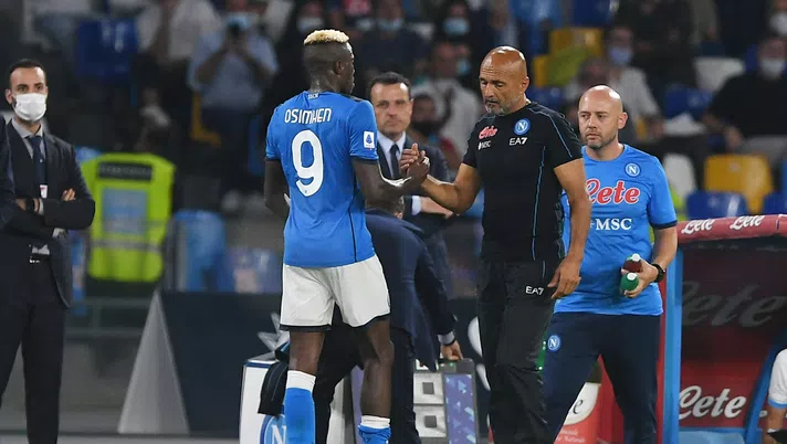 Napoli osimhen spalletti sostituzioni