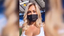 Diletta in canottiera all’Olimpico fa impazzire i fan