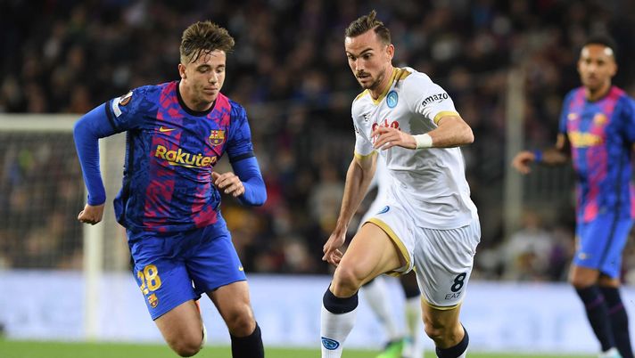 (Photo by SSC NAPOLI via Getty Images) napoli barcellona