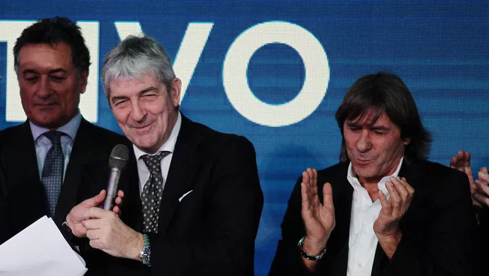 ROME, ITALY - DECEMBER 19:  (L-R) The Italian former players Paolo Rossi and Bruno Conti attend the Italian Olympic Committee 'Collari D'Oro' Awards at Foro Italico on December 19, 2017 in Rome, Italy.  (Photo by Paolo Bruno/Getty Images)