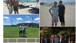 Mancini, la vacanza negli Usa continua: con lui suo figlio Filippo