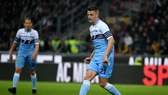 Sergej Milinkovic Savic in Milan-Lazio (Getty Images) 