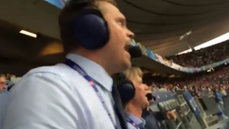 VIDEO / Al gol del 2-1 di Traustason, il commentatore tv islandese va fuori di testa