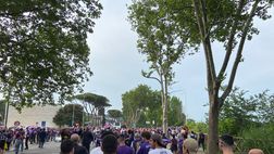 VIDEO VN: i tifosi viola arrivano all’Olimpico e caricano l’ambiente!