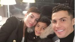 Ronaldo, Georgina e Cristiano Jr provetti cantanti: in auto la musica è a tutto volume