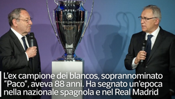 VIDEO Real Madrid, addio a ‘Paco’ Gento: se ne va a 88 anni la leggenda madrilena