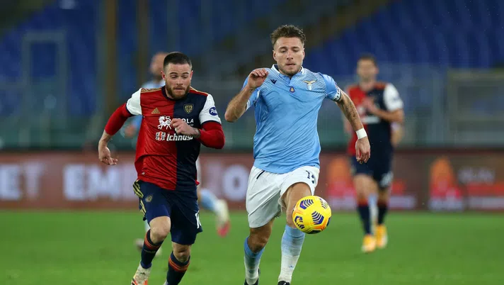 Immobile contro il Cagliari