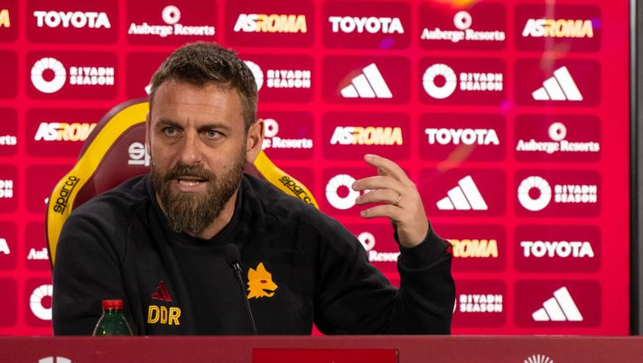 Roma-Lazio, domani alle 10.30 la conferenza stampa di De Rossi - immagine 1