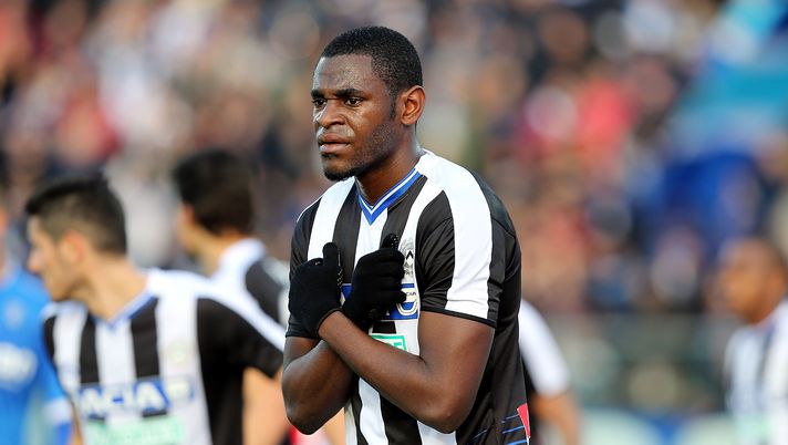 EMPOLI, ITALY - JANUARY 22: Duvan Zapata of Udinese Calcio reacts during the Serie A match between Empoli FC and Udinese Calcio at Stadio Carlo Castellani on January 22, 2017 in Empoli, Italy. (Photo by Gabriele Maltinti/Getty Images) EMPOLI, ITALY - JANUARY 22: Duvan Zapata of Udinese Calcio reacts during the Serie A match between Empoli FC and Udinese Calcio at Stadio Carlo Castellani on January 22, 2017 in Empoli, Italy. (Photo by Gabriele Maltinti/Getty Images)