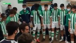 Discorso motivazionale e cori in spogliatoio: derby, al Betis funziona così anche fra gli Allievi