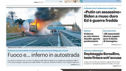 Prima Pagina, Giornale di Sicilia: “Finanziaria caos, aiuti bloccati. E la crisi da Covid dilaga”