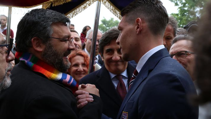 Belotti e Don Robella, Superga 