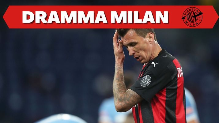 Mario Mandzukic (attaccante AC Milan), al termine di Lazio-Milan 3-0 (Serie A 2020-2021) | News (Getty Images) 