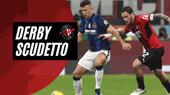 Ivan Perisic e Davide Calabria, giocatori di Inter e Milan (getty images)