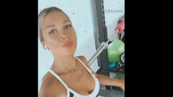 VIDEO / Agustina Gandolfo sempre più in forma: Lady Lautaro alle prese col tapis roulant