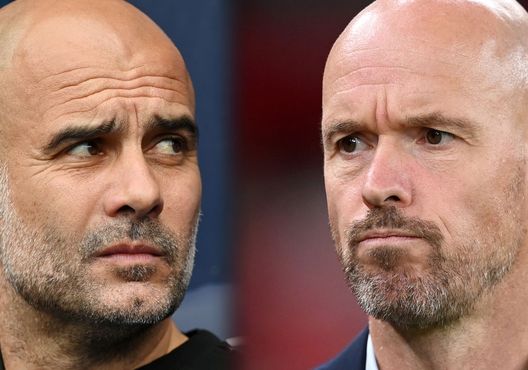 (Photo by Michael Regan/Getty Images) Manchester, il derby dei Mister a parti invertite: Pep elogia lo United, ten Hag frena…- immagine 2
