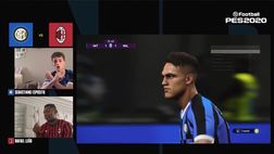 eDerby, gli highlights del Milan-Inter a PES tra Leao ed Esposito | VIDEO