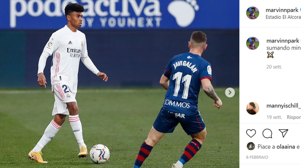  Immagine presa dal profilo Instagram di Marvin Park 