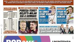 Prima Pagina, Tuttosport: “Joya a San Siro. Finisce 1-1 la sfida tra Inter e Juve”