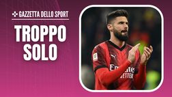 Milan-Roma, l’analisi tattica: Giroud e Lukaku hanno bisogno di aiuto