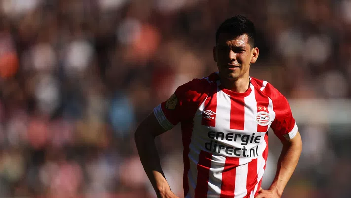 Hirving Lozano, esterno offensivo del PSV Eindhoven (credits: GETTY Images)