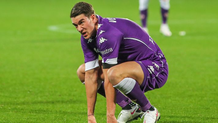 GERMOGLI PH: 7 DICEMBRE 2020 FIRENZE STADIO ARTEMIO FRANCHI SERIE A FIORENTINA VS GENOA NELLA FOTO VLAHOVIC 