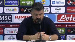 VIDEO Napoli-Atalanta, il dribbling di Gattuso: “De Laurentiis? La messa l’ho già cantata…”