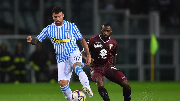 during the serie A match betweenTorino FC and SPAL at Stadio Olimpico di Torino on September 2, 2018 in Turin, Italy.  during the serie A match betweenTorino FC and SPAL at Stadio Olimpico di Torino on September 2, 2018 in Turin, Italy.