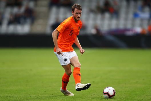  DOETINCHEM, NETHERLANDS - SEPTEMBER 11: Thomas Ouwejan of the Netherlands in action during the UEFA European Under-21 Championship group 4 qualifying match between Netherlands and Scotland at Stadion De Vijverberg on September 11, 2018 in Doetinchem, Netherlands. (Photo by Dean Mouhtaropoulos/Getty Images) 