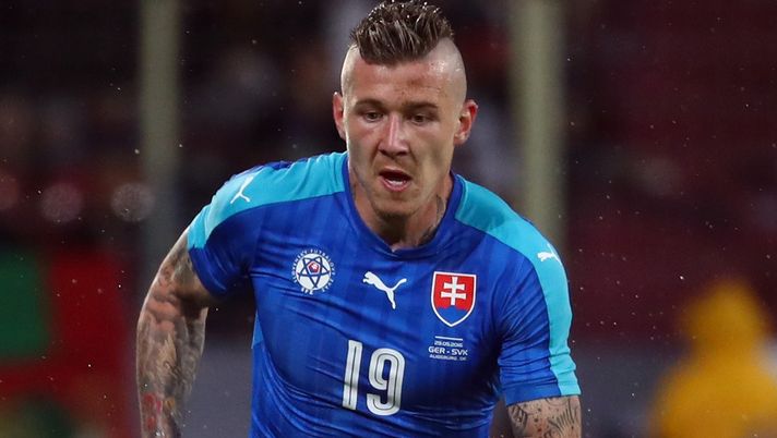 Juraj Kucka con la maglia della Slovacchia (credits: GETTY Images) Juraj Kucka Slovacchia