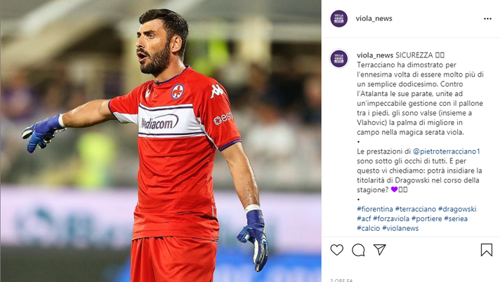 VN su Instagram: “Terracciano insidierà Dragowski?” VN su Instagram: “Terracciano insidierà Dragowski?”