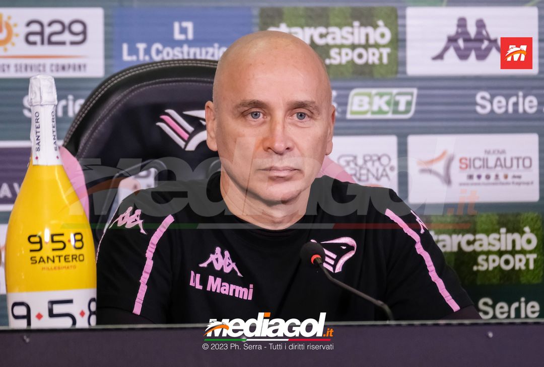 FOTO PALERMO, verso il Bari: Mister Corini in sala stampa (Gallery) - immagine 24