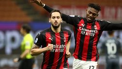 Milan-Benevento 1-0 al 45′: bel gol di Calhanoglu, ma i rossoneri sprecano
