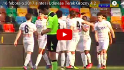 VIDEO La sintesi di Udinese-Grozny