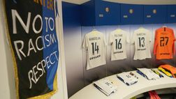Inter-Bologna, lo spogliatoio nerazzurro è pronto: le foto con le maglie speciali