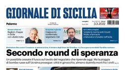 Prima Pagina, Giornale di Sicilia: “Secondo round di speranza. Il Papa digiuna”