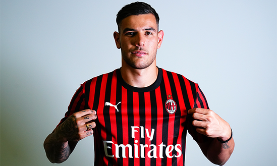 Theo Hernández, terzino del Milan (credits: acmilan.com) Theo Hernández, terzino del Milan (credits: acmilan.com)
