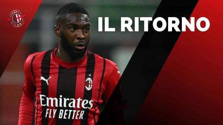 Fikayo Tomori (difensore AC Milan) torna titolare oggi in Milan-Sampdoria | News (Getty Images) Fikayo Tomori AC Milan